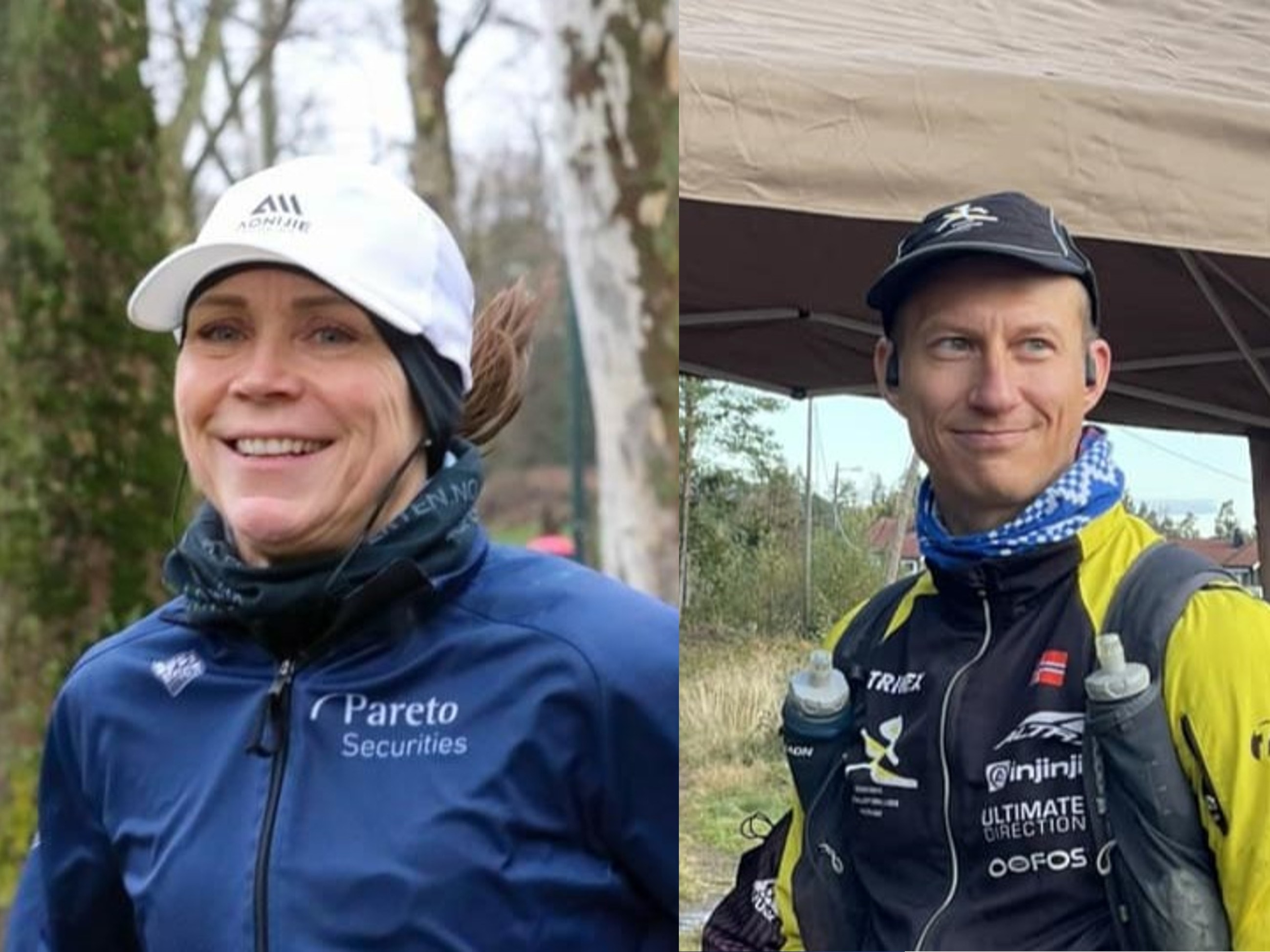 Line Caliskaner og Håvard Huru Bergene på 1. og 3. plass da fem fra klubben løp Røyse Ultra